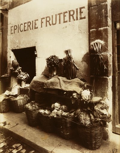Grocery Fruit Shop by Eugène Atget