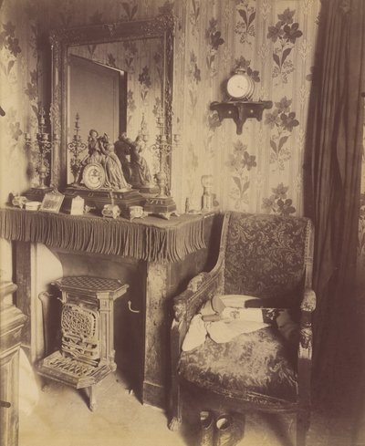 Interior of a Working Class Home, rue de Romainville, 1909-10 by Eugène Atget