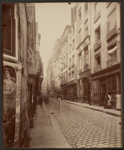 The Houses of Grenier St. Lazare Street 4, 6, 8 by Eugène Atget