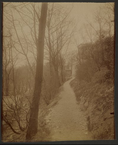 Père Lachaise, Chemin des Chèvres by Eugène Atget