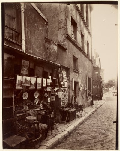 Rue Norvins by Eugène Atget