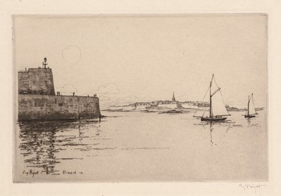 Saint-Malo Viewed from Dinard by Eugene Bejot