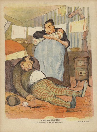 Illustration for Le Rire by Eugene Cadel
