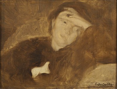 Portrait of a Lady (Study) by Eugène Carrière
