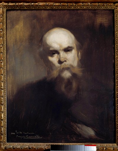 Portrait of the French Poet Paul Verlaine (1844-1896) by Eugène Carrière