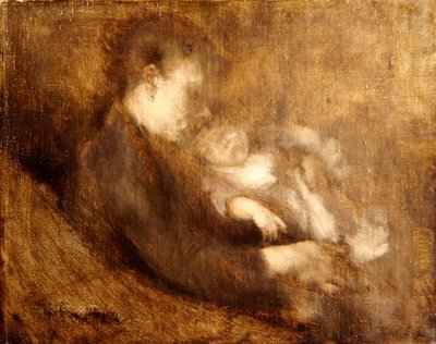 Woman and Child by Eugène Carrière