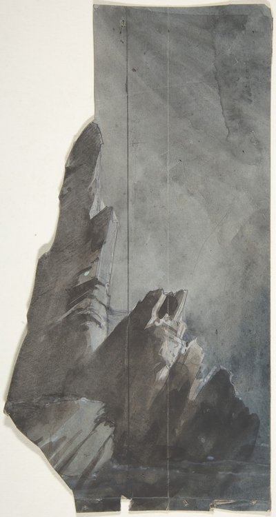 Design for a Stage Set, 1830-90 by Eugene Ciceri