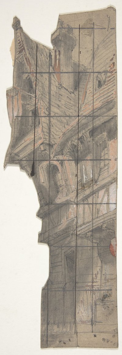 Design for a Stage Set at the Opéra, Paris by Eugene Ciceri