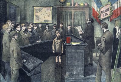November 1923: in each commune of France the schoolmaster read, the day before the armistice, the names of the inhabitants who died in the field of honour and each pupil answered 