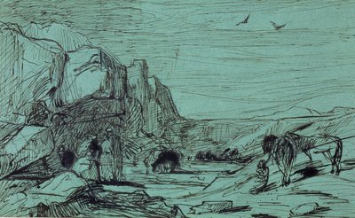 Rest in the Desert by Eugène Fromentin