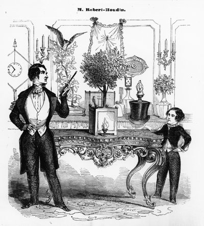 Jean Eugene Robert-Houdin Explaining a Mechanical Toy by Eugene Hippolyte Forest
