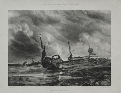Low Tide by Eugene Isabey