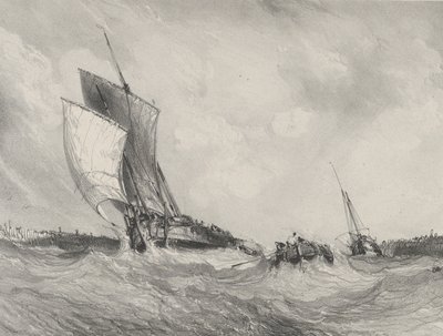 Returning to the Port, 1833 by Eugene Isabey