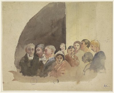 Bored Spectators at a Public Performance by Eugene Laermans