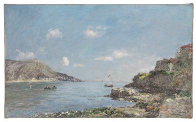 Beaulieu, La Baie des Fourmis, Morning Effect by Eugene Louis Boudin