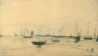 Marine Scene, 1870-85 by Eugene Louis Boudin