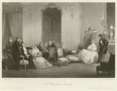 A Parisian Family by Eugene Louis Lami
