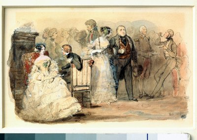 A reception under Louis Philippe (detail) by Eugene Louis Lami