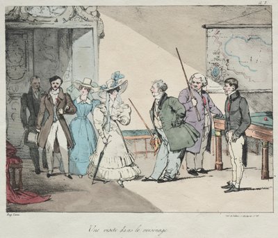 Life of the Chateau: A Visit in the Neighborhood by Eugene Louis Lami
