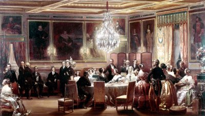 Reception in honor of Queen Victoria and Prince Albert at the Chateau d