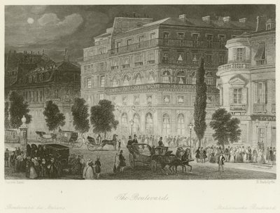 The Boulevards by Eugene Louis Lami