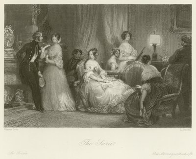 The Soiree by Eugene Louis Lami