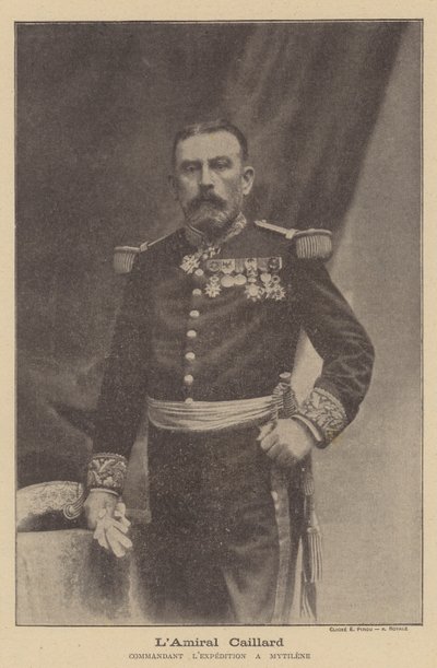 Admiral Caillard, Commander of the French Fleet at Mytilene, Lesbos by Eugene Pirou