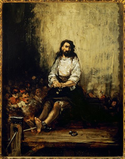 The Convict by Eugenio Lucas Velazquez