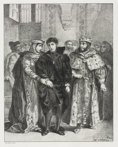Hamlet by Eugène Delacroix