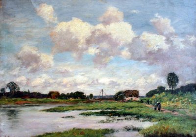 Norman Landscape by Eugene Louis Boudin