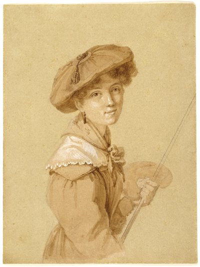 Self Portrait, 1820-29 by Eugénie Tripier Lefranc