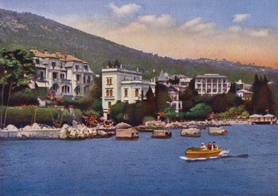 Abbazia, Now Opatija in Croatia: Ville Viste dal Porto, Sanatorio Dott Horvat, ed Altri by European Photographer