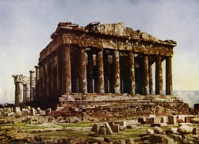 Athens, the Parthenon by European Photographer