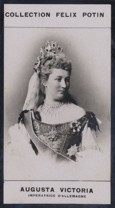 Augusta-Victoria, Empress of Germany (1858) by European Photographer