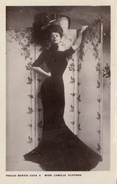 Camille Clifford, Belgian-born Stage Actress by European Photographer