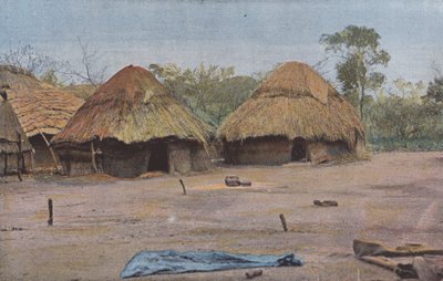 Dahomean House, Northern Region by European Photographer