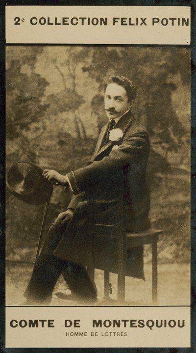 Comte Robert De Montesquiou, Man of Letters by European Photographer