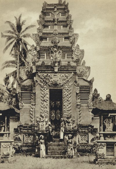Dutch Indies, Temple, Bali by European Photographer