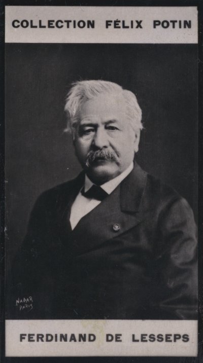 Ferdinand-Marie de Lesseps (1805-1894) by European Photographer