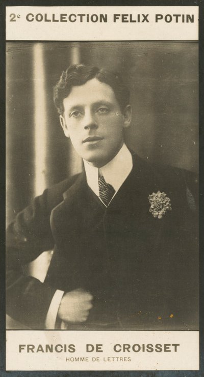 Francis De Croisset, Man of Letters by European Photographer