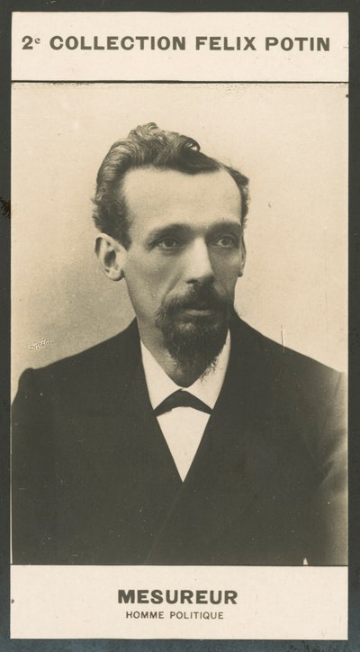 Gustave-Emile Mesureur, Politician by European Photographer