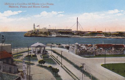 Havana, Cuba: Malecon, Punta and Morro Castles by European Photographer