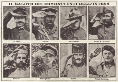 The Salute of the Allied Fighters by European Photographer