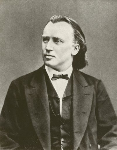 Johannes Brahms, Portrait, c. 1876 by European Photographer
