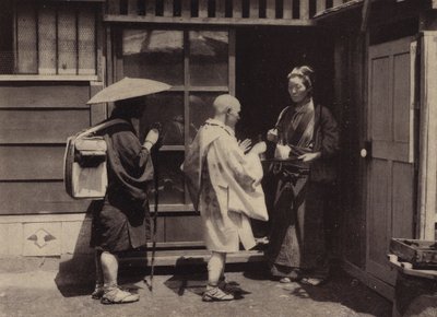 Kyoto, Pilgrims by European Photographer