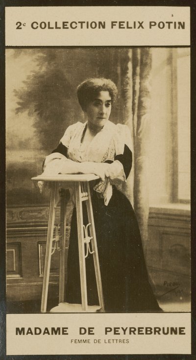 Madame Georges De Peyrebrune, Woman of Letters by European Photographer