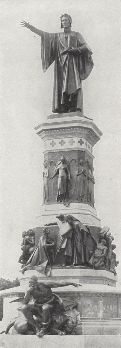 Monument to Dante Alighieri, Trient by European Photographer
