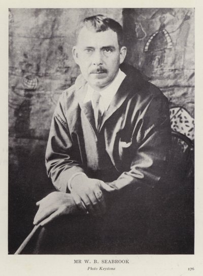 Mr W B Seabrook by European Photographer