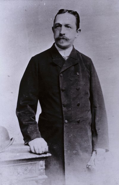 Oskar Lenz, German-Austrian geologist and mineralogist by European Photographer