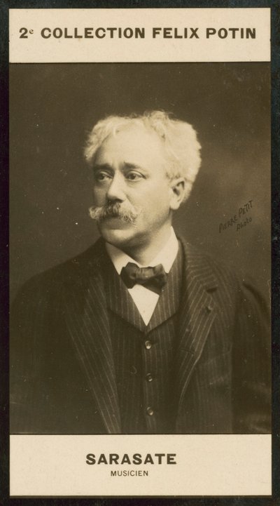 Pablo Martin Meliton de Sarasate, Musician by European Photographer